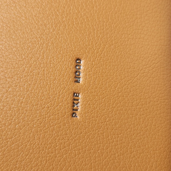 Pixie Mood 2 Piece Set - Shoulder Tote and Mini Zip Bag - Vegan Leather - Picture 3 of 10